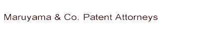 Maruyama & Co. Patent Attorneys@Ɩ@l@ێRۓ